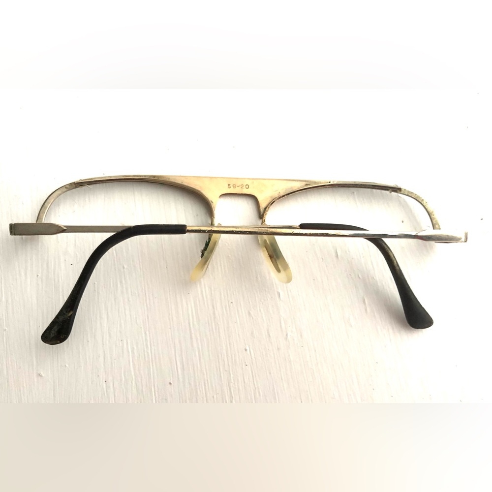 Vintage Monte Carlo Aviator Italian Eyeglasses Frame 56-20